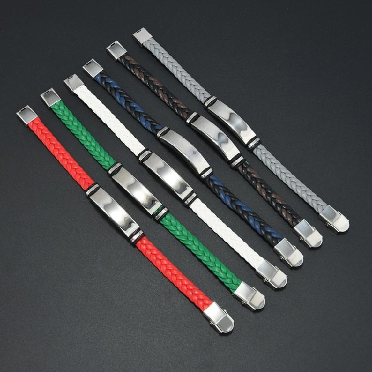 Fashionable Handmade Leather Cord Bracelet With Stainless Steel Hardware Slim Design Fits Most Wrists Great As Friendship Or Romance Gift