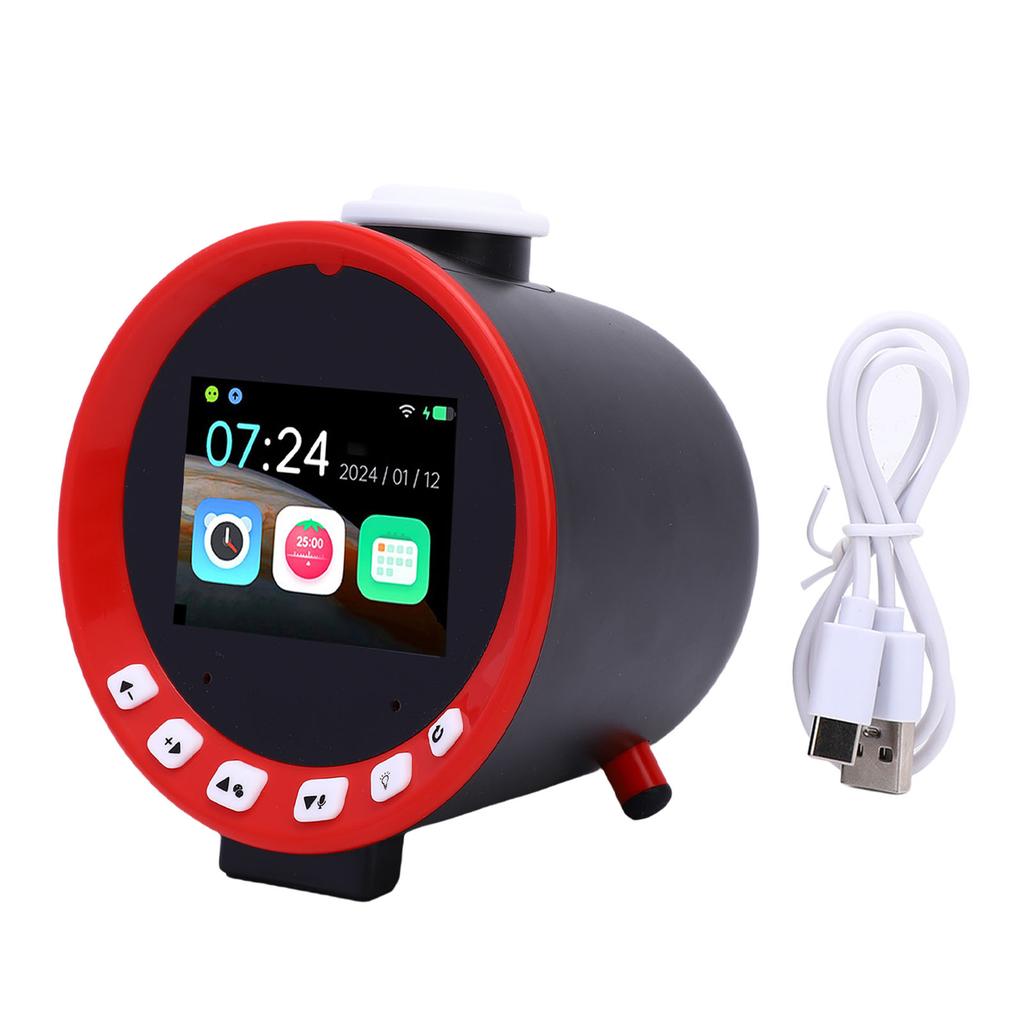 AI Smart Alarm Clock WiFi Educational Multifunctional Digital Alarm Clock Voice Reminder for Students