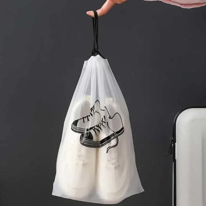10/1Pcs Portable Shoes Storage Bag Dust-proof Drawstring Pouch Travel Packing Shoes Organizer Household Waterproof Shoes Cover