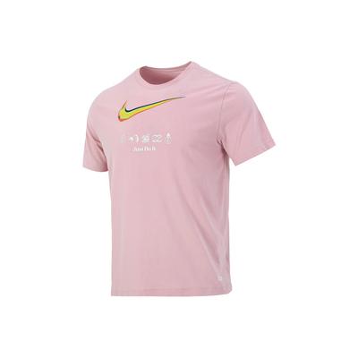 Dri-Fit Great Unity Short Sleeve Tee With Breathable Logo Print Men Tops Pink DM7907-630