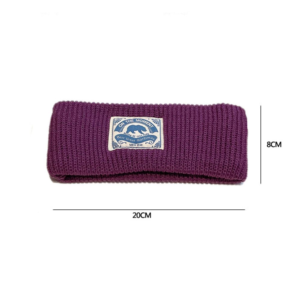 Winter Warm Thicken Soft Stretch Headwear Head Bands Knitted Headband Sports Hair Bands