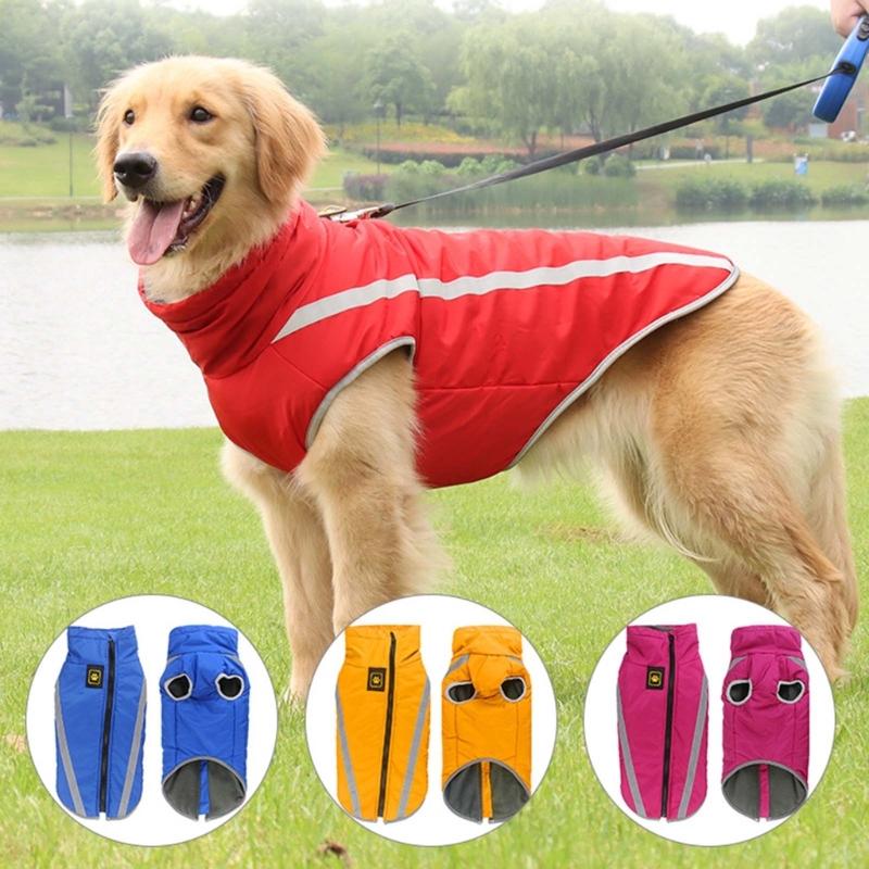 Fashion Dog Clothes Winter Clothes Puppy Autumn Jacket Reflective Warm Coat