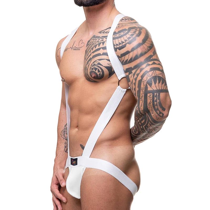 Men's Triangle Suspenders with Erotic Shoulder Straps - Trendy, Sexy Underwear