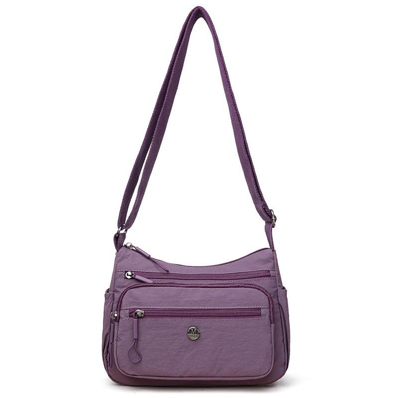 Female Crossbody Single Shoulder Lightweight Nylon Cloth Bag