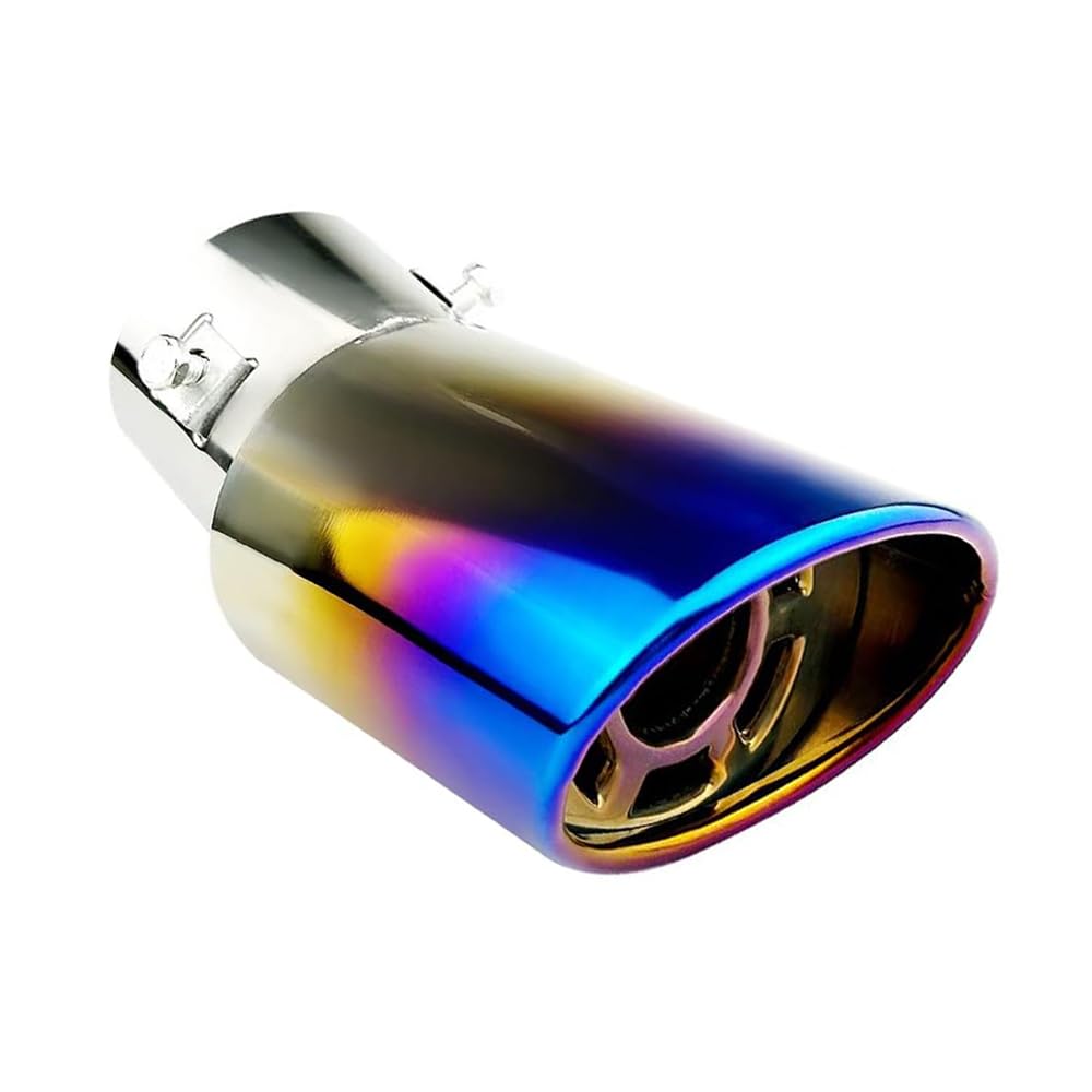 

tpnidaii Насадка глушителя направленного вниз, Выхлопная труба, Насадка выхлопной трубы, Глушитель, Труба Диаметр хвостовика трубы синий