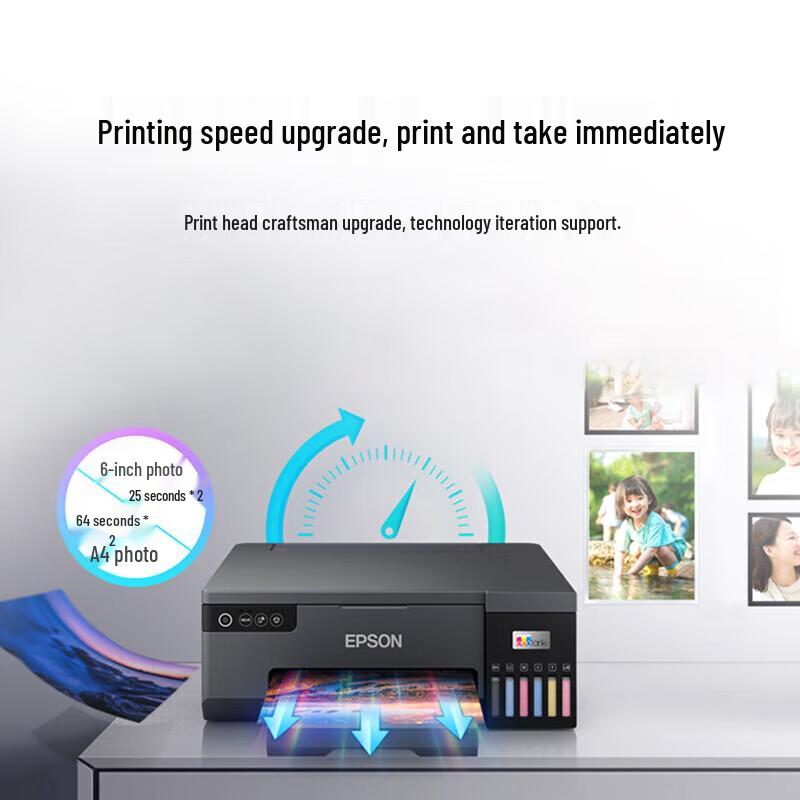 Epson L8058 6-Color Ink Tank Photo Printer CN plug (adapter included)
