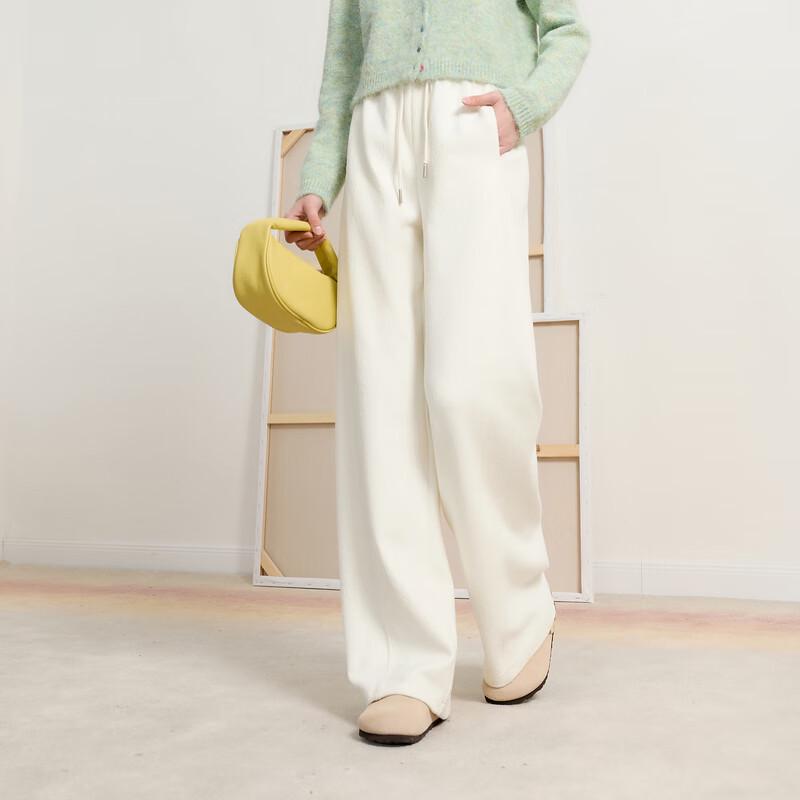 Sancai 2026 Spring High-Waist Loose Straight Leg Drape Casual Pants XL