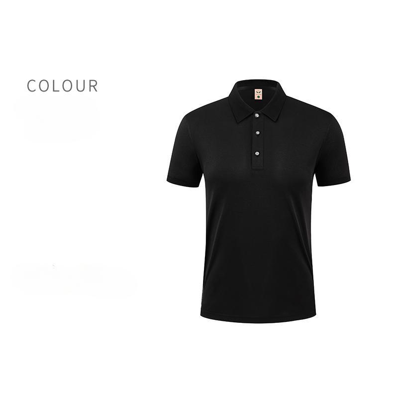 2024Sommer kurzarm polo-shirts für männer und frauen, einfache business casual einfarbig revers POLO atmungsaktiv und vielseitig
