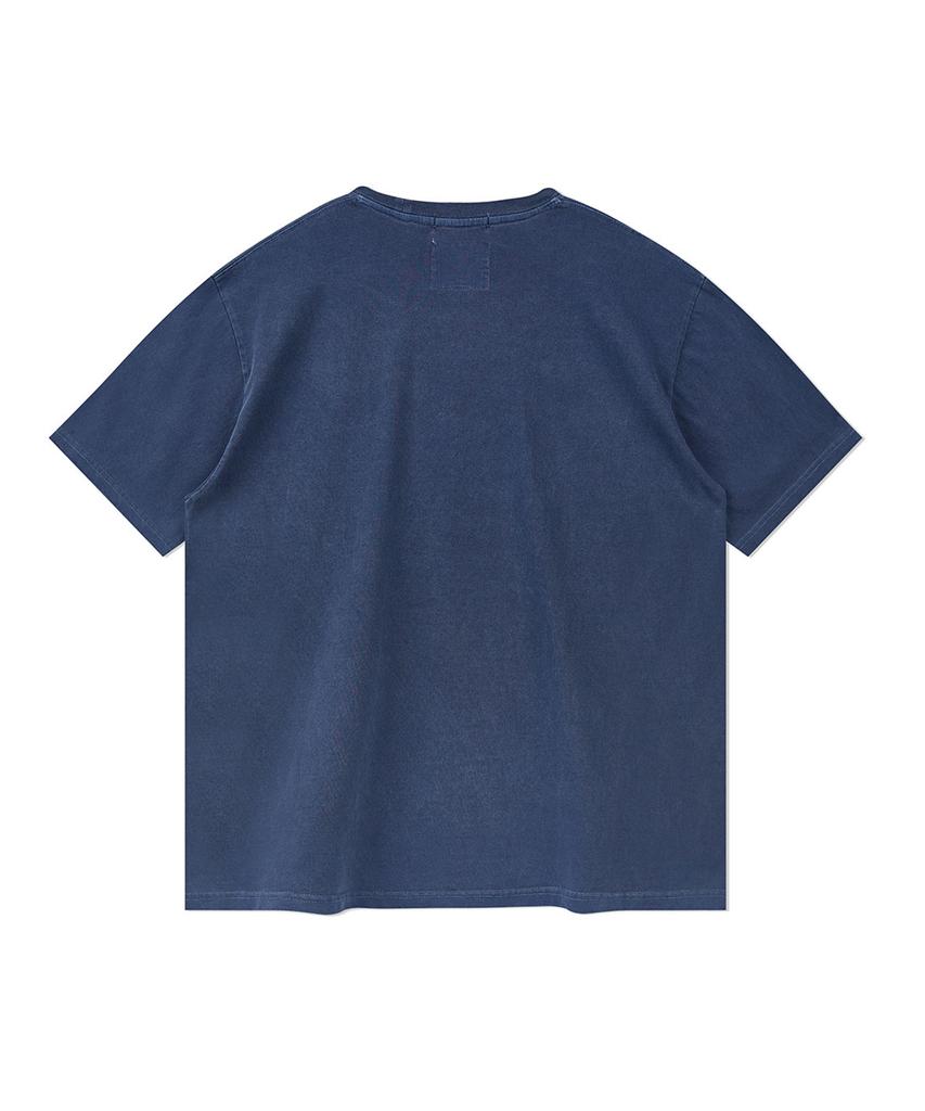 SOUNDSLIFE Pigment Dyeing T-Shirts (M223) Blue