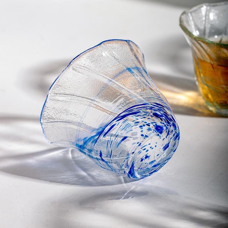 Creative Glass Tea Cup Japanese Style Transparent Heat-resistant Glass Master Cup Household Kung Fu Teaware Accessories 2025 New