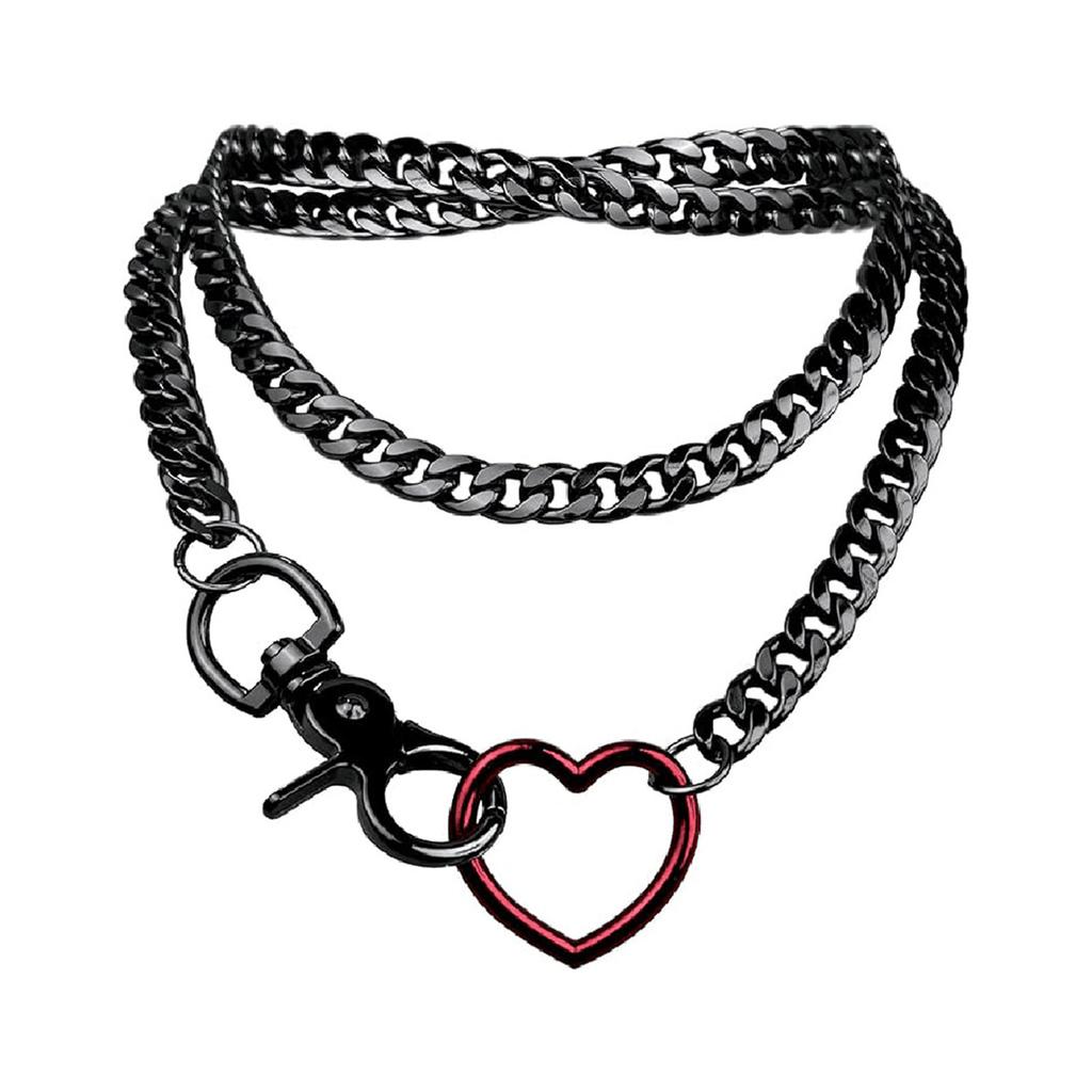 Elegant Street Style Layered Cuban Link Necklace Modern Y Necklace with Layered Cuban Chains Elegant Neckchain