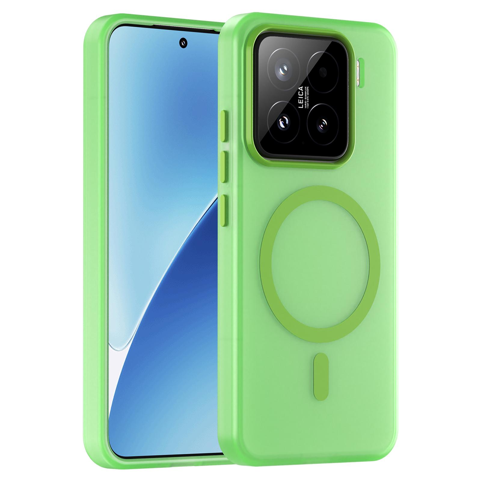 For Xiaomi 15 Magnetic Case TPU + PC Slim Matte Translucent Phone Cover F