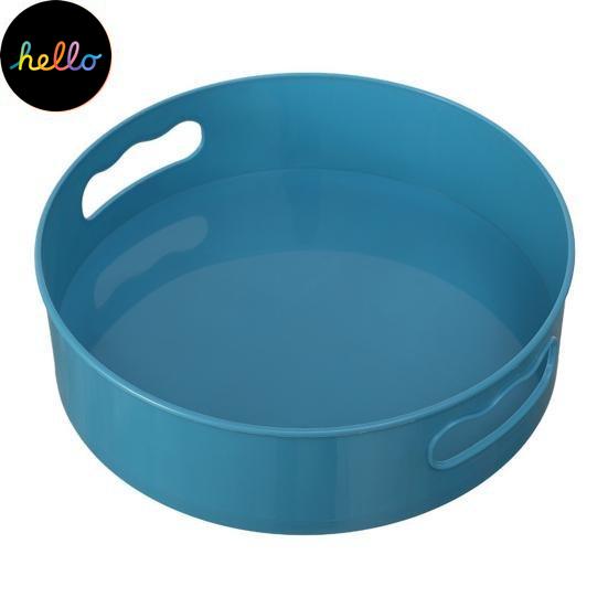 360 Storage Non-slip Tray Degree Rotating Plastic Multifunctional Cosmetic Snack Fruit Seasoning Box for Kitchen