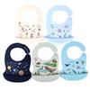 LOFCA 1pc Silicone Bibs For Kids Newborn Baby Bibs Waterproof Silicone Feeding Baby For Toddler Breakfast Feedings Adjustable