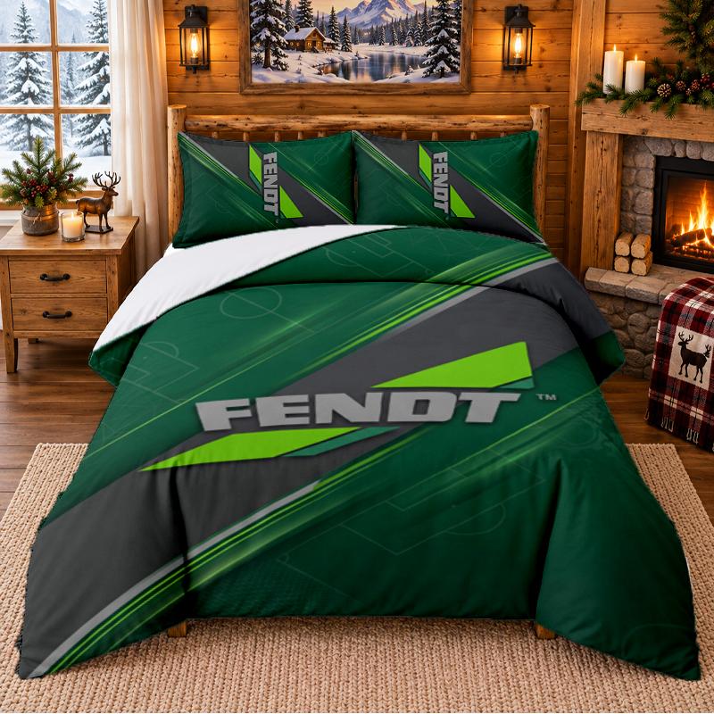 Printed 3Pcs Bedding Set Fendt Pattern Bed Sheet Pillowcase For Bedroom Decor