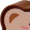 Keychain Toy Interactive Luminous Sound Effects Bread Shape Key Chain Mini Portable Whack-a-mole Decompressing Puzzle