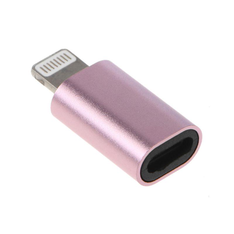 Metal 8-Pin Lightning Female To Male Converter Extension Extender Charge Adapter for Iphone Ipad Ipod Airpods
