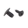 50PCS Bumper Fender 6mm Loch Schwarz Kunststoff Nieten Befestigungs Clips 90467-06017 für Toyota