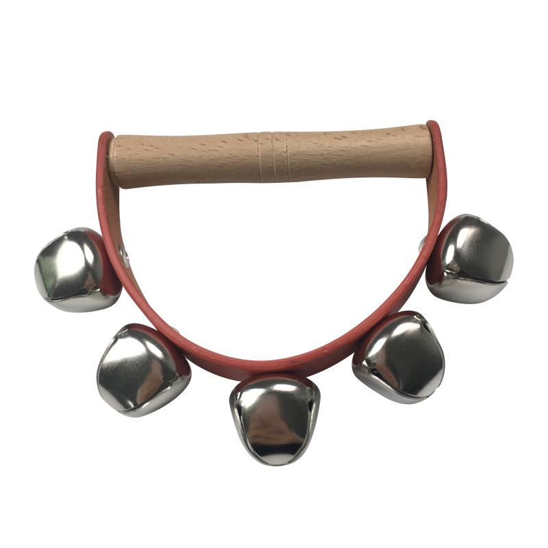 Rattles Wooden Baby Toys Grasp Play Game Teething Kids Toy Bed Bell Sand Hammer Educational Toy Musical Instruments For Children