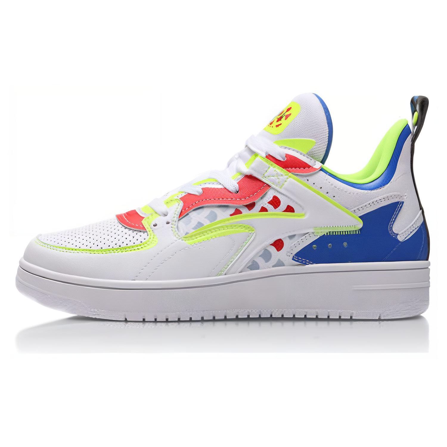 

Li Ning Counterflow Retro Yuyue противоскользящие прочные низкие кроссовки для скейтбординга женские кроссовки белые AGCP276-7