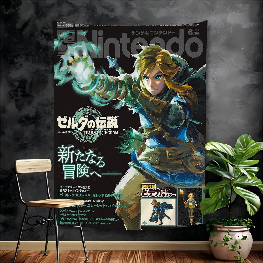 Legend Video Game Zeldas Link Printed Large Wall Tapestry Cheap Hippie Wall Hanging Bohemian Wall Tapestries Mandala Home Decor