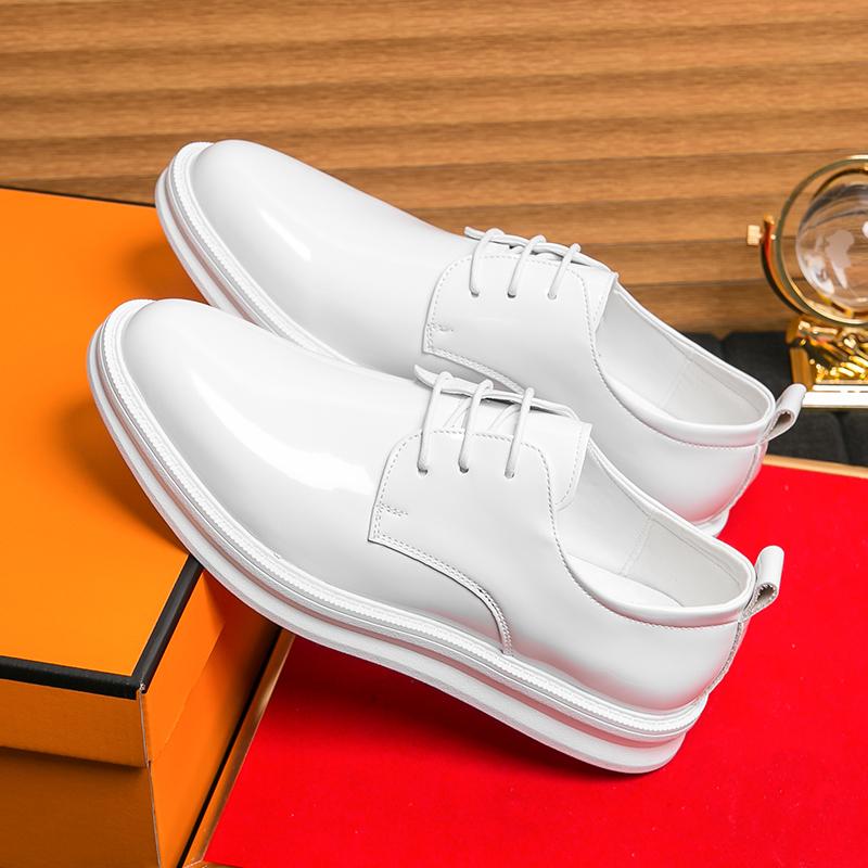 New Arrival Men Leather Oxford Shoes British Style Casual Shoes Business Formal Dress Footwear Lace-up Male Derby Shoes Sneakers