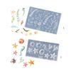 Silikon Nageldekorationsformen Meeresserie Kleine Accessoires Bastelformen Geeignet für Schönheitsbegeisterte Geschenk