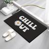 Crystal Velvet Door Mat, Non-slip Bathroom Mat, Absorbent Machine Washable Balcony Mat; Bedroom Carpet