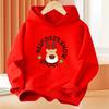 Christmas Cartoon Children's Hoodie for Autumn and Winter Warm Comfortable and Soft Children's Clothing