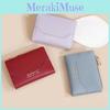 Ladies Pu Minimalist Card Holder Wallet With Multiple Card Slots For Daily Carry