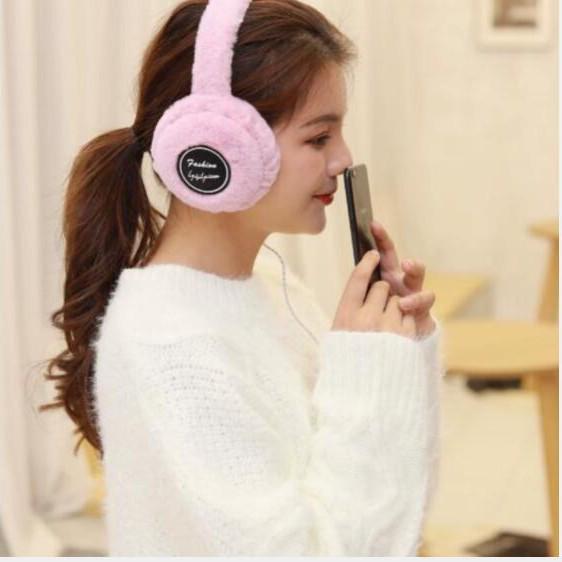 2025 Cuffie Musicali Cablate in Peluche con Funzione Chiamata - Scaldaorecchie