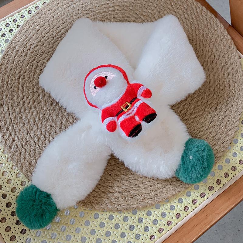 Nouvelle écharpe tendance pour enfants, idéale pour les filles, pour garder les bébés au chaud et polyvalente. Écharpe chaude en peluche et épaisse pour enfants