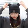 Landlord Hat Men'S And Women'S Autumn And Winter Warm Melon Fur Hat Fashionable Versatile Bear Ears Pullover Hat Cute Tide