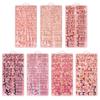 Set di Unghie Finte Quadrate Corte French Pedicure, Custodia da 160 Pezzi Multitaglia per Uso Quotidiano e Styling per le Vacanze