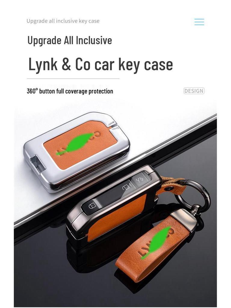 Lynk&Co 03/03+ Key Case for 01PHEV/05/06 High-End Versions - Protective Car Key Shell Modification