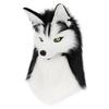 Furry Head Mask Animal Wolf Dog Plush Faux Fur Masks for Halloween Masquerade Cosplay Costume Props
