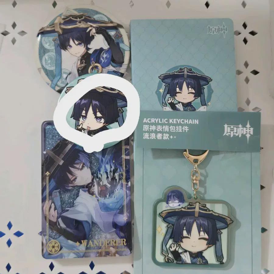 

Wonshin Wanderer Scaramouche Acrylic Pseudocorotta Keyring Badge
