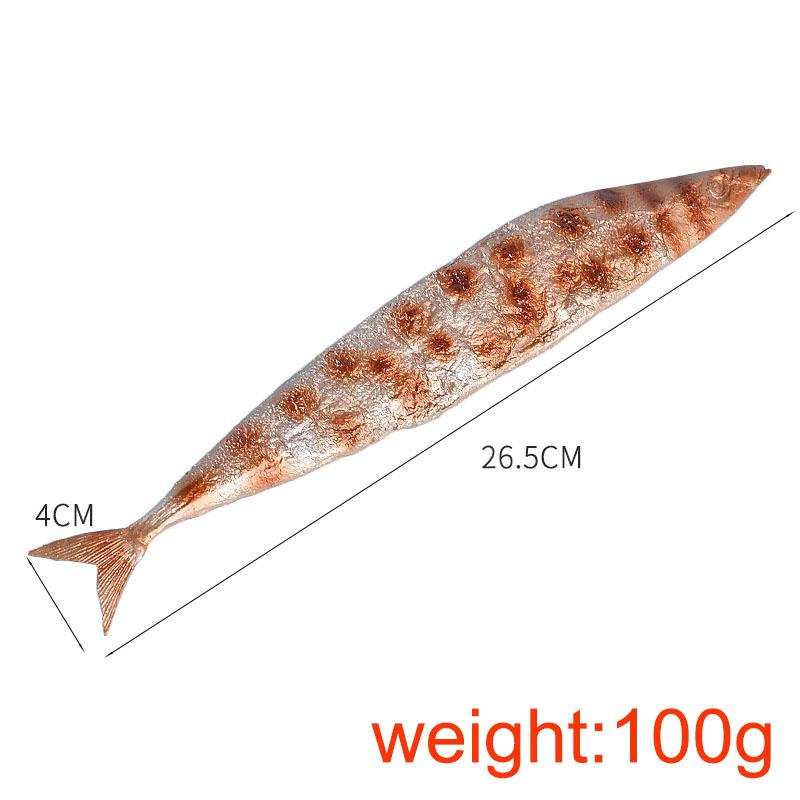 Fake Fish Simulated Autumn Swordfish Prop Ornament Simulated Salted Fish Model Photo Props Ins Food Model
