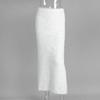 Autumn Winter New Women's High Waisted Slim Fit Knit Maxi Skirt Warm Windproof Trendy Long Skirt For Cold Weather
