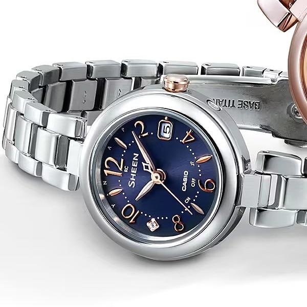 Casio SHEEN SHW-7100TD-2AJF [SHEEN Radio Controlled Model 10 Atm Waterproof Watch Titan Women's Metal Band]