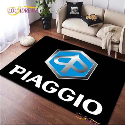 Tapis Moto Piaggios Mode Moderne pour Salon Chambre Canapé Tapis de Zone Décor Cuisine Tapis de Sol Antidérapant Alfombra Cadeau d'Anniversaire