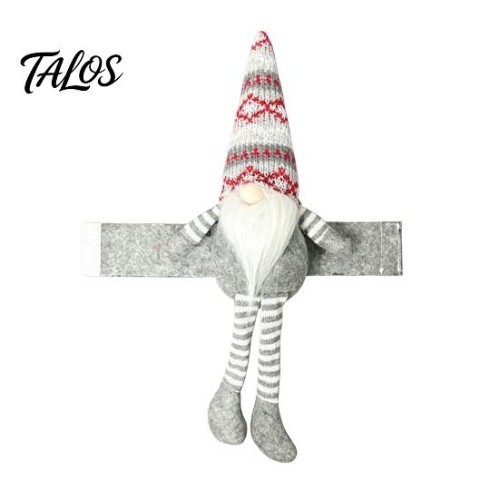 Holiday Home Decor Accessories Christmas Plush Gnome Curtain Buckle, Scandinavian Santa Doll Tiebacks, Holders Faceless Dwarf Holdback Fastener
