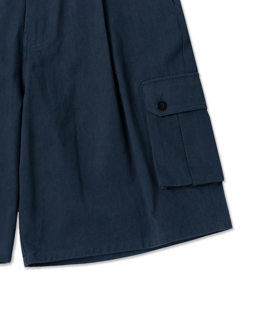 WITHOUT SUMMER Grain Bermuda Pants_Navy