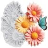 Daisy Flower Silicone Mold Butterfly Fondant Molds Cake Decorating Tools Theme Cake Dessert Decorated Chocolate Candy Mold