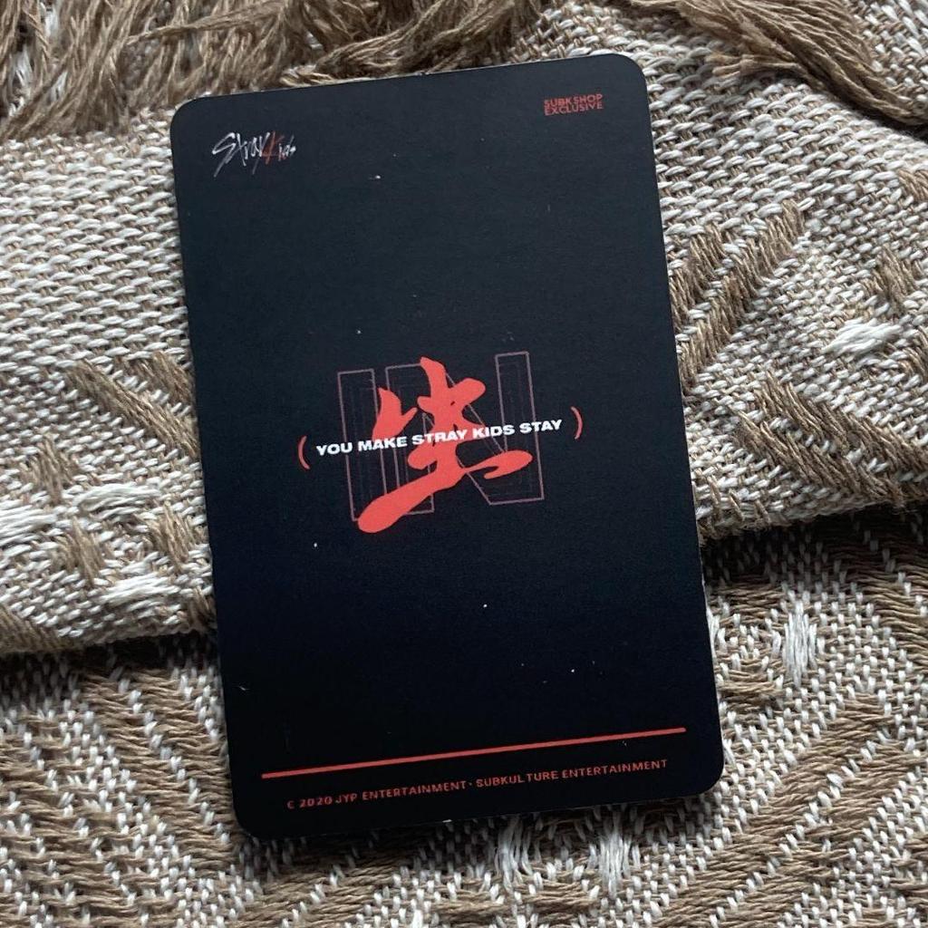 [USED] Stray Kids Hyunjin in raw subk shop SKZ trading card