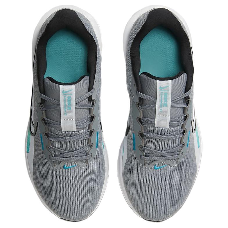 New Nike DOWNSHIFTER 13 Anti Slip Wear Resistant Low Top Casual Running Shoes Men's Gray White Green FJ1284-005