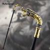 Mâner Dragon Negru Auriu Baston de lux Party Fashion Elegant Baston Decorativ Cospaly Buton Baston Crosier 90cm