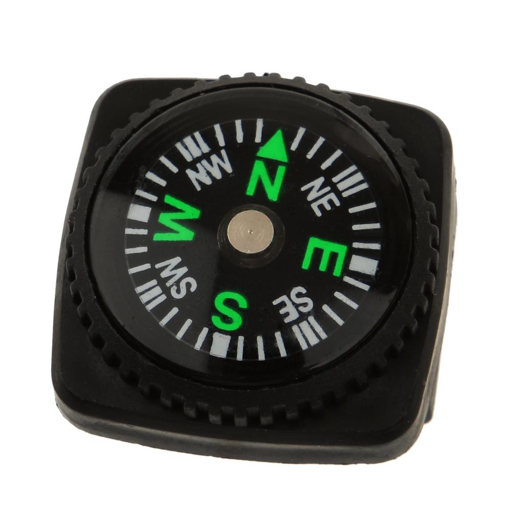 Waterproof Mini es w/ Watch Band Bracelet Camping black