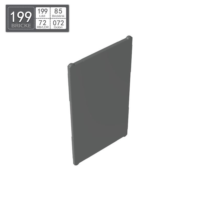 

Brick Guest 1x4x6 Window Glass for LEGO 60803, 57895, 35294, 35295 Compatible Building Blocks Piece