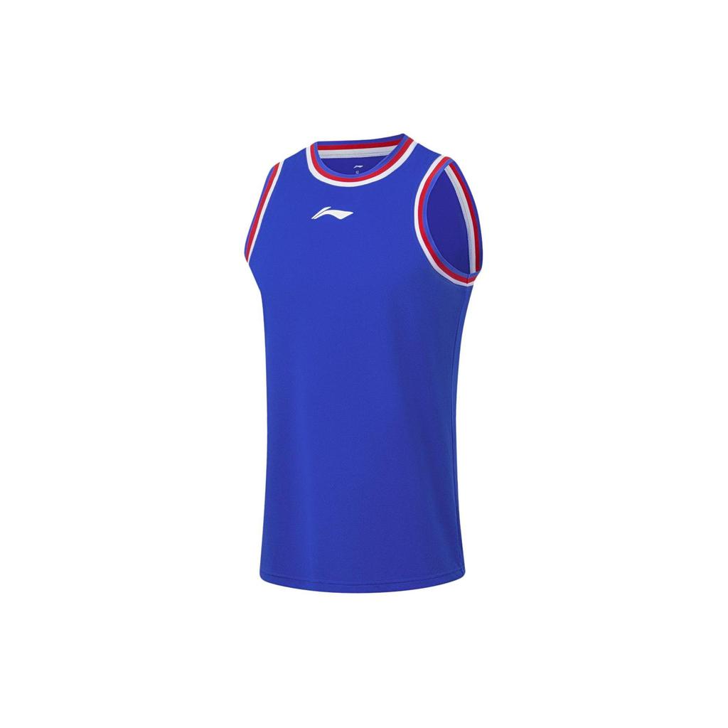 Li Ning Professional Basketball Collection Basketball Suit Men's Crystal Blue AATT001-11
